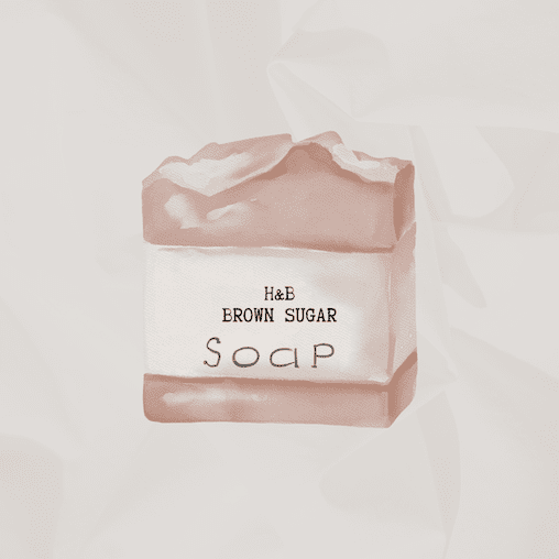 HB Brown Sugar Soap Bar (Pair)